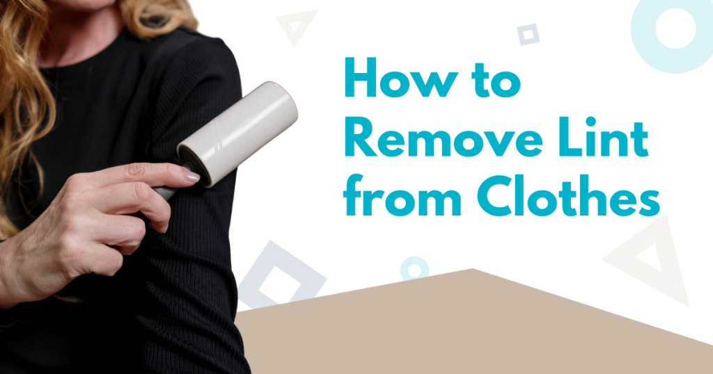 how to remove lint from clothes image
