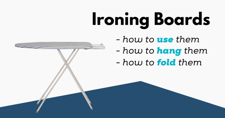 how to use an ironing board
