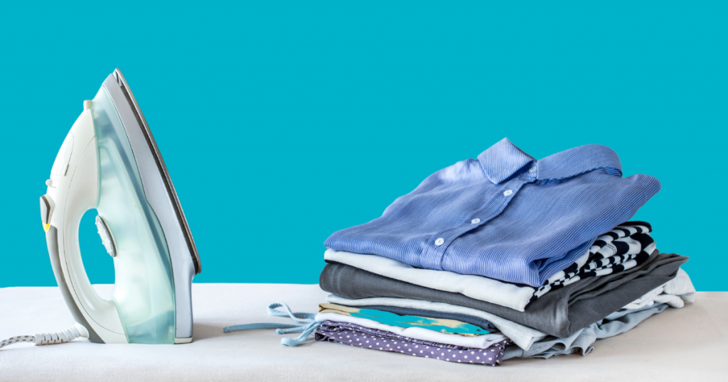 ironing shirts