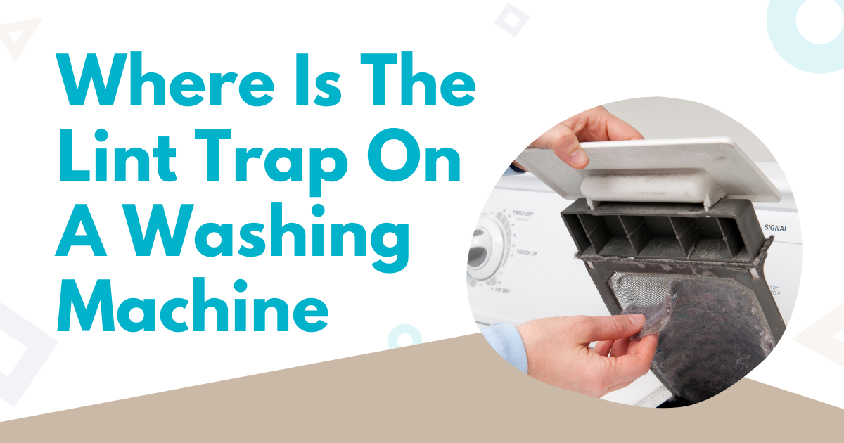 where is the lint trap on a washing machine image