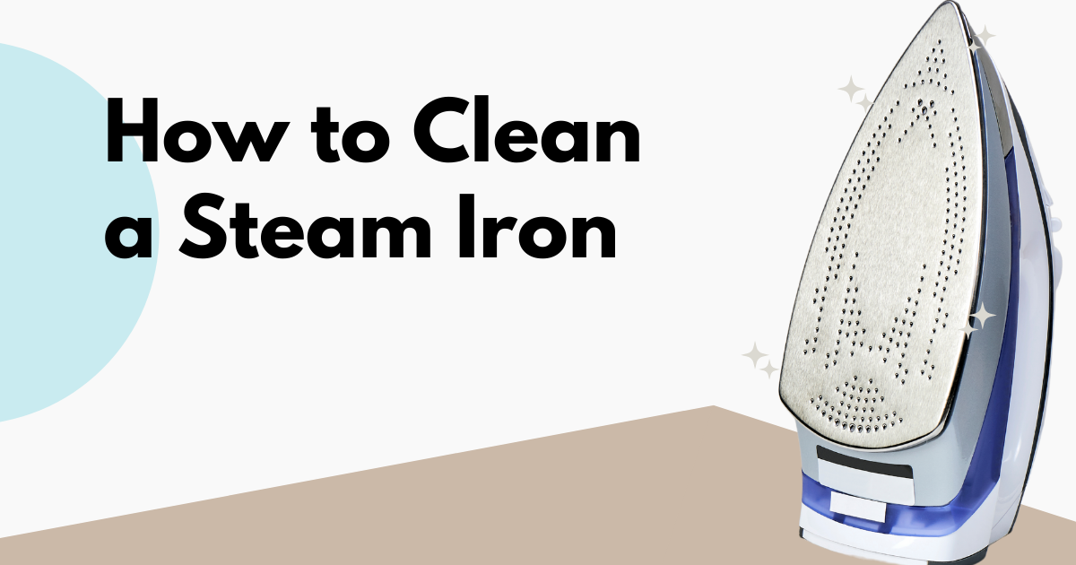 how to clean a steam iron image