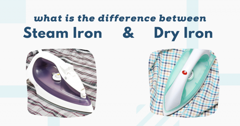 what is the difference between a steam iron and a dry iron image