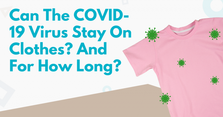 can the covid 19 virus stay on clothes and for how long image