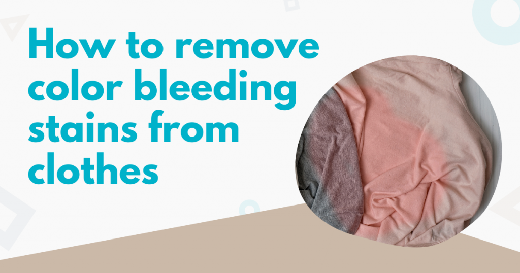 How to Remove Color Bleeding From Clothes