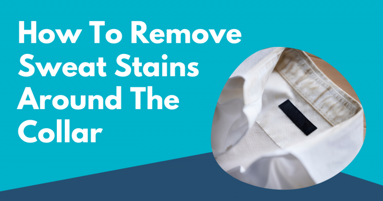 how to remove sweat stains around the collar image
