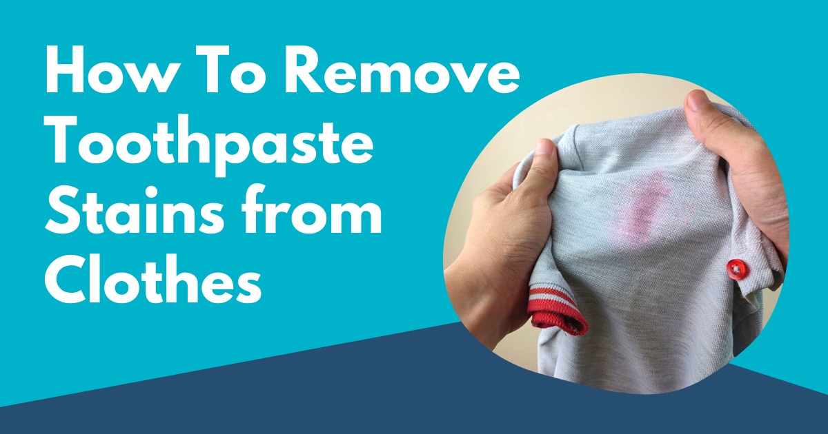 how to remove toothpaste stains from clothes image