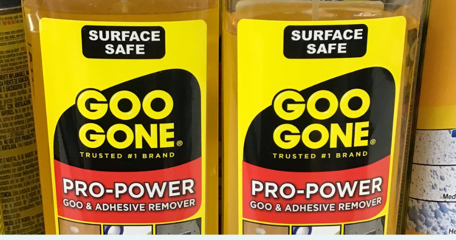 close up photo of goo gone cleaner